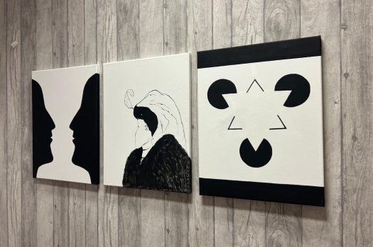 Mental health related wall hanging art UK Counselling Network Drighlington