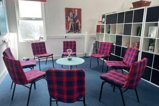 Group therapy room in Drighlington UK Counselling Network