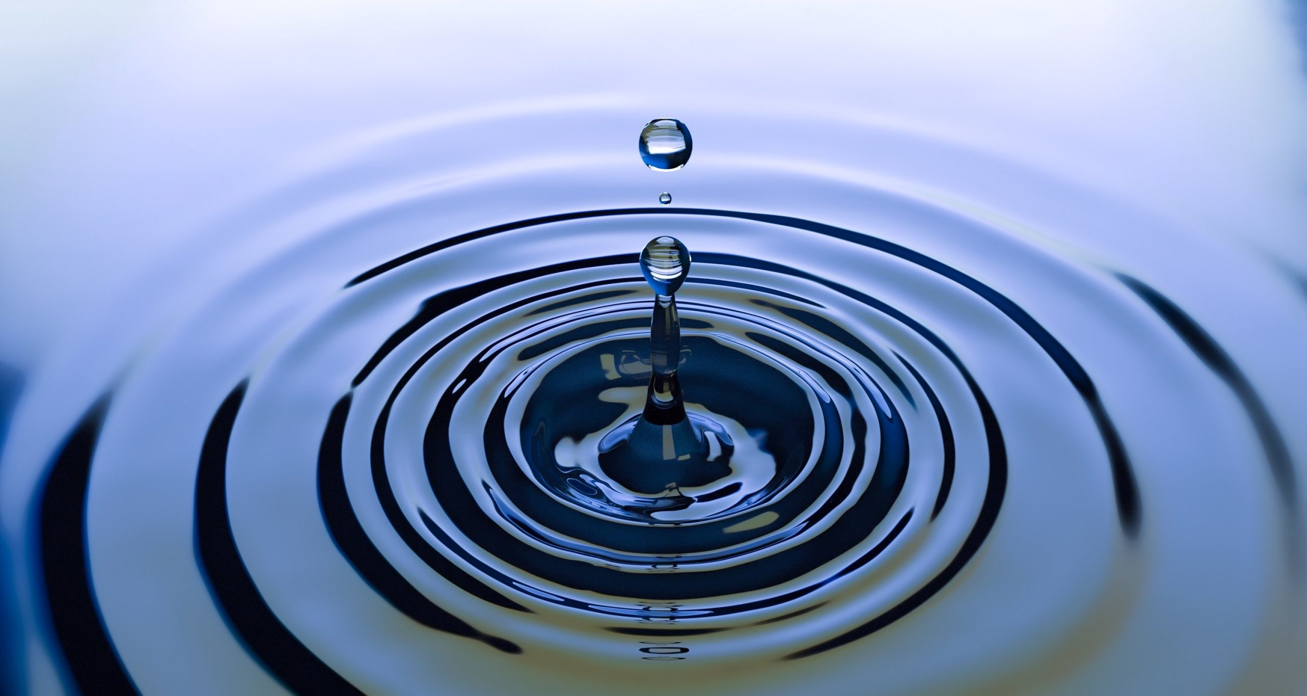 Water drop abstract